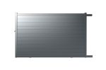Portail coulissant aluminium SUR MESURE semi-ajouré Corvera